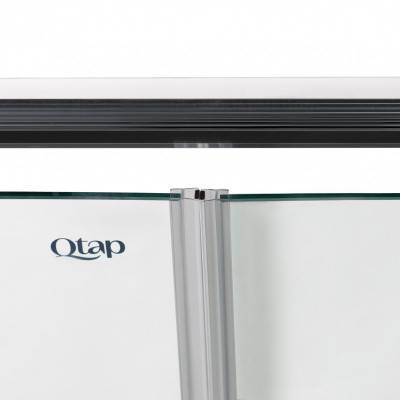 Будкрам купить Душевая дверь в нишу Qtap Gemini CRM209.C6 90х190 см, стекло Clear 6 мм, покрытие CalcLess Душевая дверь в нишу Qtap Gemini CRM209.C6 90х190 см, стекло Clear 6 мм, покрытие CalcLess 7