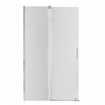 Будкрам купити Душова перегородка Qtap Walk-In Glide CRM2012.C8 120х190 см, скло Clear 8 мм, покриття CalcLess