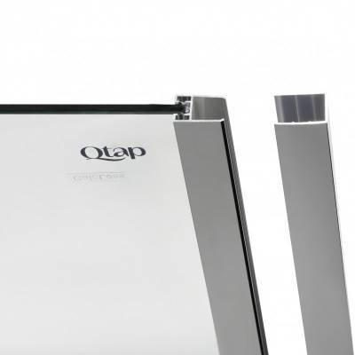 Будкрам купити Душова перегородка Qtap Walk-In Glide CRM2012.C8 120х190 см, скло Clear 8 мм, покриття CalcLess Душова перегородка Qtap Walk-In Glide CRM2012.C8 120х190 см, скло Clear 8 мм, покриття CalcLess 16