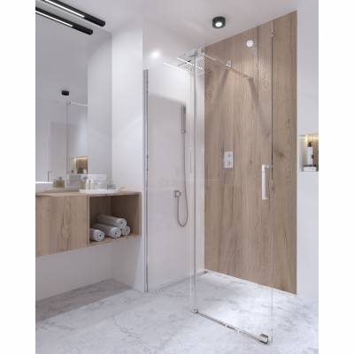 Будкрам купити Душова перегородка Qtap Walk-In Glide CRM2012.C8 120х190 см, скло Clear 8 мм, покриття CalcLess Душова перегородка Qtap Walk-In Glide CRM2012.C8 120х190 см, скло Clear 8 мм, покриття CalcLess 11