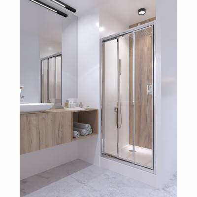 Будкрам купить Душевая дверь в нишу Qtap Unifold CRM208.C4 78-81x185 см, стекло Clear 4 мм, покрытие CalcLess Душевая дверь в нишу Qtap Unifold CRM208.C4 78-81x185 см, стекло Clear 4 мм, покрытие CalcLess 11