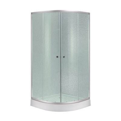 Будкрам купити Душова кабіна Lidz Latwa SC80x80.SAT.LOW.FR, скло Frost 4 мм
