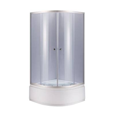 Будкрам купити Душова кабіна Lidz Latwa SC90x90.SAT.HIGH.GR, скло тоноване 4 мм