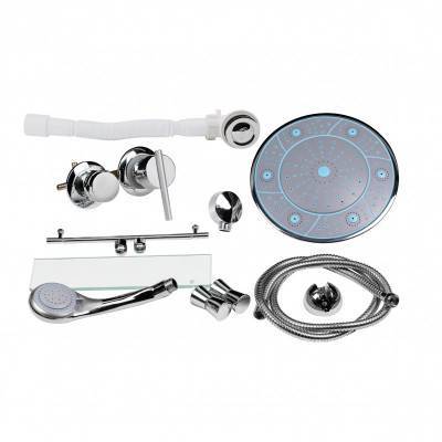 Будкрам купити Душовий бокс Lidz Tani SB90x90.SAT.HIGH.FR, скло Frost 4 мм Душовий бокс Lidz Tani SB90x90.SAT.HIGH.FR, скло Frost 4 мм 10