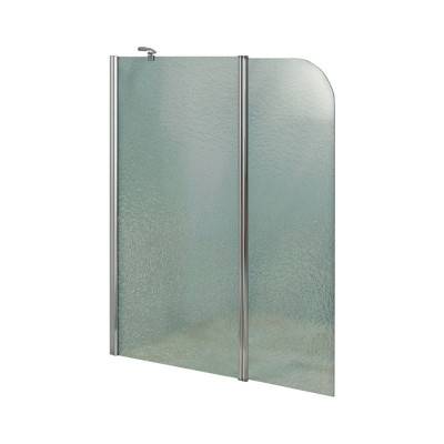 Будкрам купити Штора на ванну Lidz Brama SS120x140L.CRM.FR скло Frost 6 мм, ліва