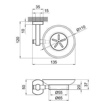 Будкрам купить Мыльница Qtap Liberty BLM 1159 Мыльница Qtap Liberty BLM 1159 4