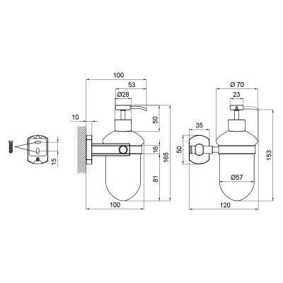 Будкрам купить Дозатор для жидкого мыла Qtap Liberty BLM 1152 Дозатор для жидкого мыла Qtap Liberty BLM 1152 4