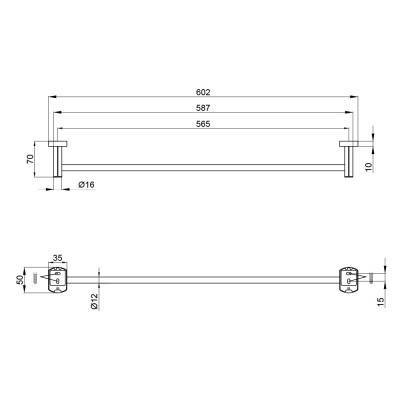 Будкрам купити Рушникотримувач Qtap Liberty BLM 1124 Рушникотримувач Qtap Liberty BLM 1124 4