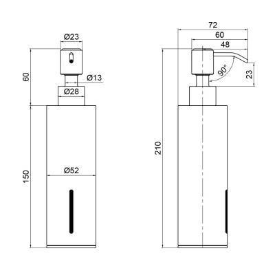 Будкрам купить Дозатор для жидкого мыла Qtap Liberty CRM 1152-1 Дозатор для жидкого мыла Qtap Liberty CRM 1152-1 4