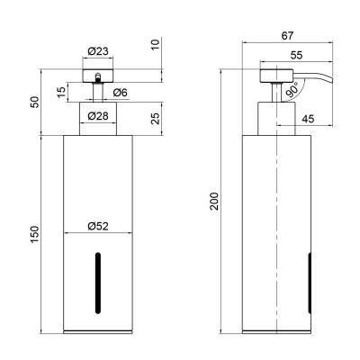 Будкрам купить Дозатор для жидкого мыла Qtap Liberty ANT 1152-1 Дозатор для жидкого мыла Qtap Liberty ANT 1152-1 4