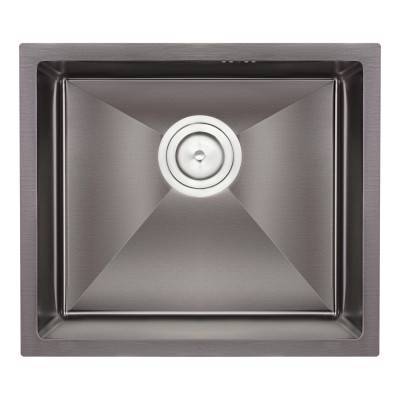 Будкрам купить Кухонная мойка Qtap D4843BL 2.7/1.0 мм Black (QTD4843BLPVD2710)