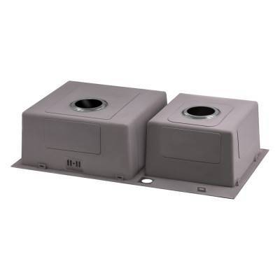 Будкрам купити Кухонна мийка з двома чашами Qtap S7843BL 2.7/1.0 мм Black (QTS7843BRPVD10) Кухонна мийка з двома чашами Qtap S7843BL 2.7/1.0 мм Black (QTS7843BRPVD10) 7