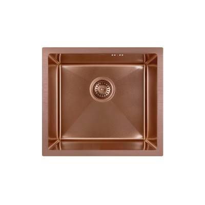 Будкрам купить Кухонная мойка Qtap D4843BR 2.7/1.0 мм Bronze (QTD4843BRPVD10)