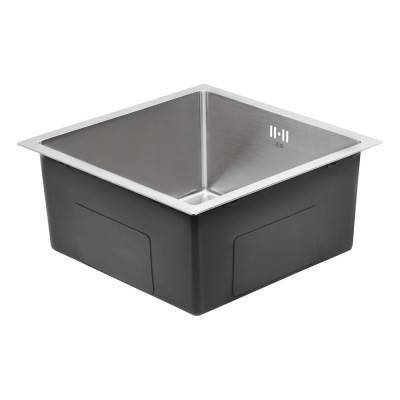 Будкрам купити Кухонна мийка Qtap D4843 2.7/1.0 мм Satin (QTD484310) Кухонна мийка Qtap D4843 2.7/1.0 мм Satin (QTD484310) 6