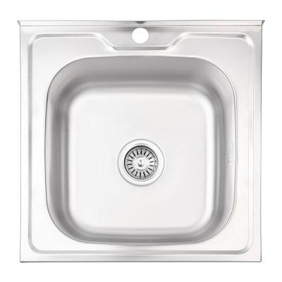 Будкрам купити Кухонна мийка Lidz 5050 0,8 мм Decor (LIDZ5050DEC08)