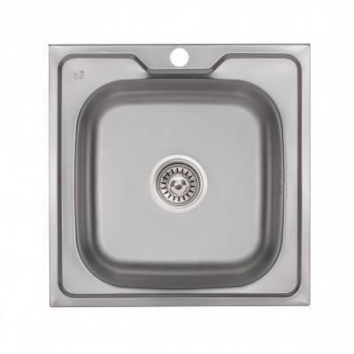Будкрам купити Кухонна мийка Lidz 5050 0,6 мм Decor (LIDZ5050DEC06)