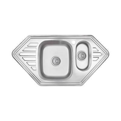 Будкрам купить Кухонная мойка Lidz 9550-C Decor 0,8 мм (LIDZ9550СEC08)