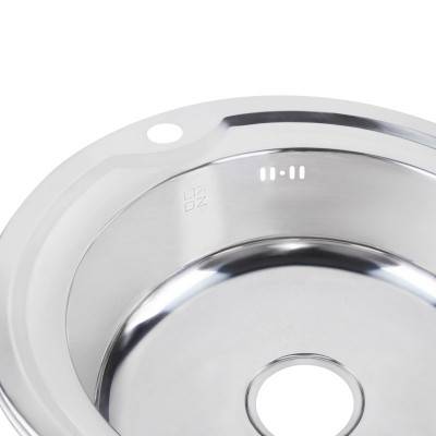 Будкрам купити Кухонна мийка Lidz 510-D Polish 0,6 мм (LIDZ510POL06) Кухонна мийка Lidz 510-D Polish 0,6 мм (LIDZ510POL06) 6