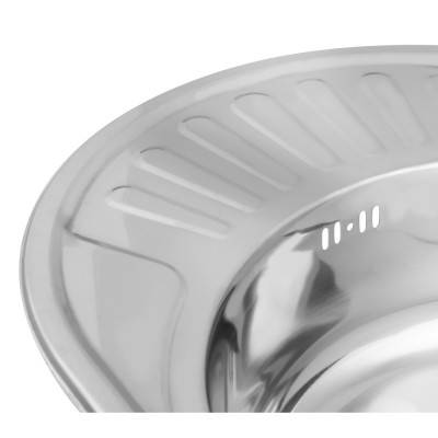 Будкрам купити Кухонна мийка Lidz 5745 0,6 мм Polish (LIDZ5745POL06) Кухонна мийка Lidz 5745 0,6 мм Polish (LIDZ5745POL06) 8