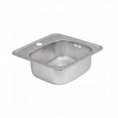 Будкрам купити Кухонна мийка Lidz 3838 0,6 мм Satin (LIDZ3838POL06) Кухонна мийка Lidz 3838 0,6 мм Satin (LIDZ3838POL06) 6