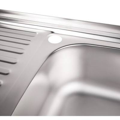 Будкрам купити Кухонна мийка Lidz 5080-R 0,8мм Satin (LIDZ5080RSAT8) Кухонна мийка Lidz 5080-R 0,8мм Satin (LIDZ5080RSAT8) 8