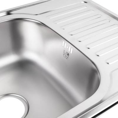 Будкрам купити Кухонна мийка Lidz 7848 0,8 мм Micro Decor (LIDZ7848MDEC) Кухонна мийка Lidz 7848 0,8 мм Micro Decor (LIDZ7848MDEC) 7