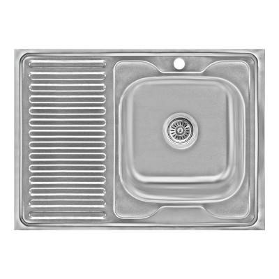 Будкрам купить Кухонная мойка Lidz 6080-R 0,6 мм Decor (LIDZ6080RDEC06)