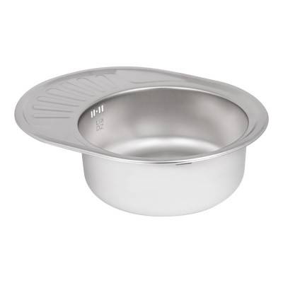 Будкрам купити Кухонна мийка Lidz 5745 0,8 мм Satin (LIDZ5745SAT08) Кухонна мийка Lidz 5745 0,8 мм Satin (LIDZ5745SAT08) 6