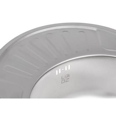 Будкрам купити Кухонна мийка Lidz 5745 0,8 мм Satin (LIDZ5745SAT08) Кухонна мийка Lidz 5745 0,8 мм Satin (LIDZ5745SAT08) 8