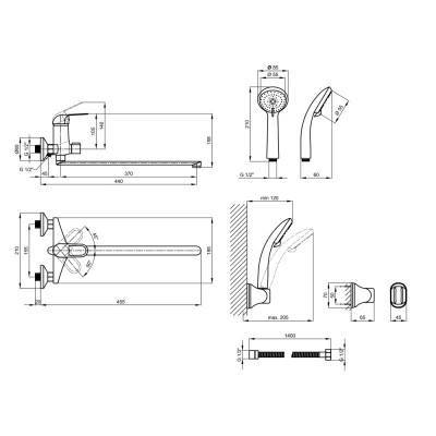 Будкрам купити Змішувач для ванни Lidz (CRM) Cosmos 80 005-1 Змішувач для ванни Lidz (CRM) Cosmos 80 005-1 4