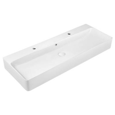 Будкрам купити Раковина Qtap Nando 1100х420х135 White з донним клапаном QT1211K428W Раковина Qtap Nando 1100х420х135 White з донним клапаном QT1211K428W 6