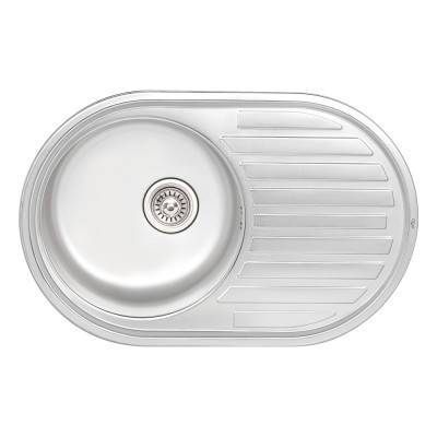 Будкрам купить Кухонная мойка Qtap 7750 0,8 мм Satin (QT7750SAT08)