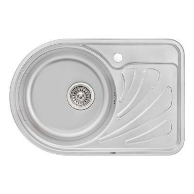 Будкрам купить Кухонная мойка Qtap 6744L 0,8 мм Micro Decor (QT6744LMICDEC08)