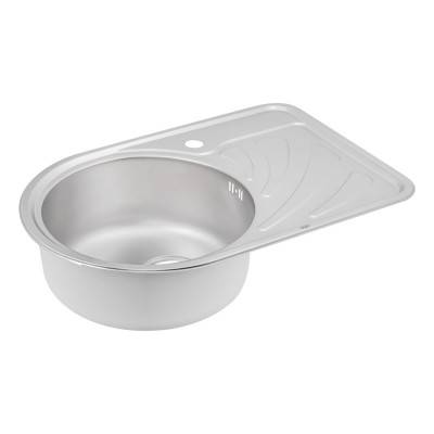 Будкрам купить Кухонная мойка Qtap 6744L 0,8 мм Satin (QT6744LSAT08) Кухонная мойка Qtap 6744L 0,8 мм Satin (QT6744LSAT08) 6