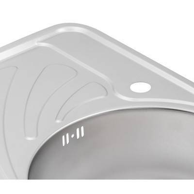 Будкрам купить Кухонная мойка Qtap 6744R 0,8 мм Satin (QT6744RSAT08) Кухонная мойка Qtap 6744R 0,8 мм Satin (QT6744RSAT08) 8