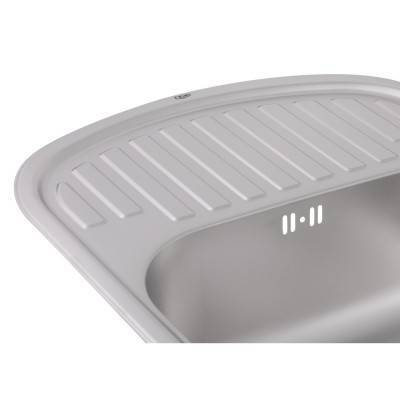 Будкрам купить Кухонная мойка Qtap 6349 0,8 мм Satin (QT6349SAT08) Кухонная мойка Qtap 6349 0,8 мм Satin (QT6349SAT08) 8