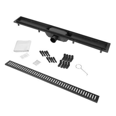 Будкрам купить Трап Qtap Dry FF304-800MBLA линейный с сухим затвором и нержавеющей решеткой 800х73 Трап Qtap Dry FF304-800MBLA линейный с сухим затвором и нержавеющей решеткой 800х73 8