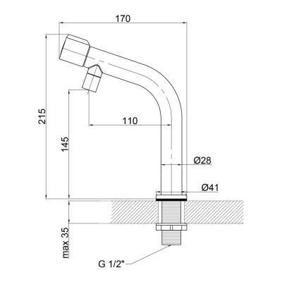 Будкрам купити Кран на воду для кухні Lidz (NKS) 01 04 003 00 Кран на воду для кухні Lidz (NKS) 01 04 003 00 4