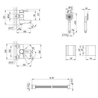 Будкрам купити Змішувач для ванни Lidz (NKS) 12 32 006-1 Змішувач для ванни Lidz (NKS) 12 32 006-1 4