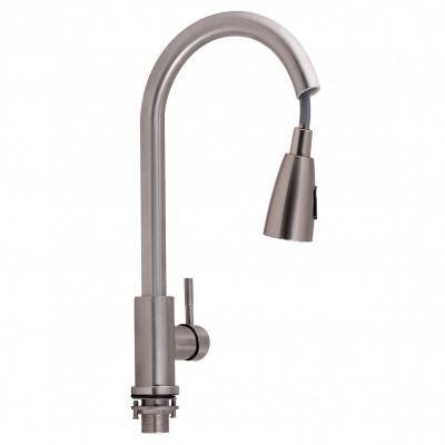 Будкрам купити Змішувач для кухні Lidz (NKS) 12 32 015FL-8 з висувним зливом Змішувач для кухні Lidz (NKS) 12 32 015FL-8 з висувним зливом 5