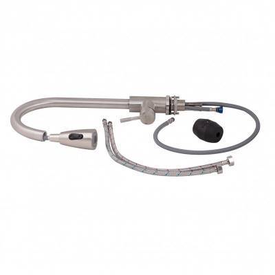 Будкрам купити Змішувач для кухні Lidz (NKS) 12 32 015FL-8 з висувним зливом Змішувач для кухні Lidz (NKS) 12 32 015FL-8 з висувним зливом 8