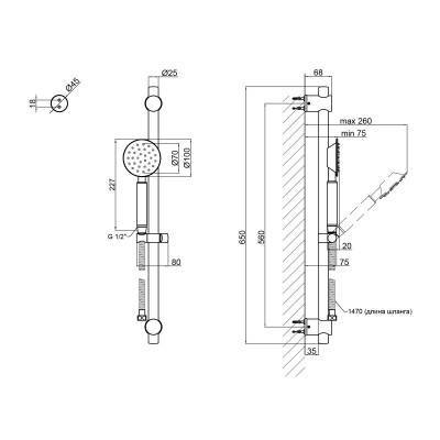 Будкрам купити Душовий гарнітур Lidz (NKS) 49 30 321 Душовий гарнітур Lidz (NKS) 49 30 321 2