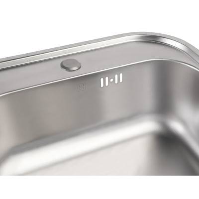 Будкрам купити Кухонна мийка Lidz 4749 0,8 мм Micro Decor (LIDZ4749MICDEC) Кухонна мийка Lidz 4749 0,8 мм Micro Decor (LIDZ4749MICDEC) 8