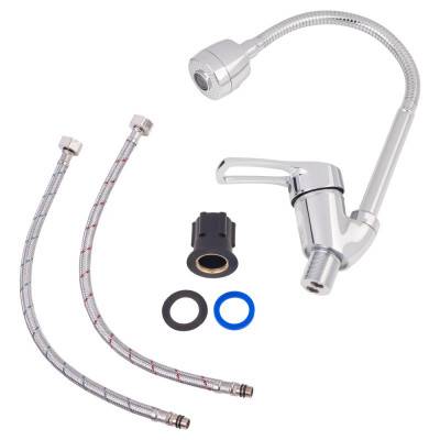 Будкрам купити Змішувач для кухні Lidz (CRM) 44 80 008F-4 з рефлекторним виливом Змішувач для кухні Lidz (CRM) 44 80 008F-4 з рефлекторним виливом 8