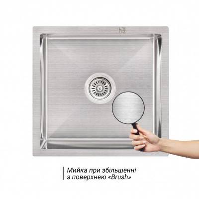 Будкрам купити Кухонна мийка Lidz H4745 3.0/1.0 мм Brush (LIDZH4745BRU3010) Кухонна мийка Lidz H4745 3.0/1.0 мм Brush (LIDZH4745BRU3010) 5