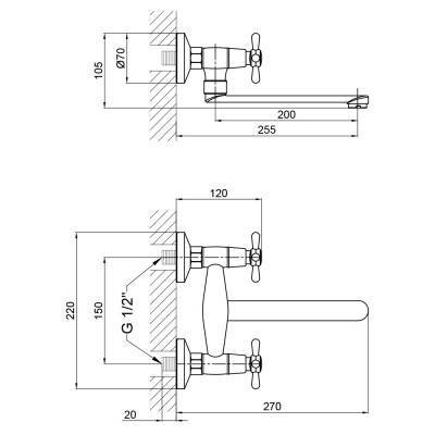 Будкрам купить Смеситель для кухни Lidz (CRM) Dominox 15 361 Смеситель для кухни Lidz (CRM) Dominox 15 361 4