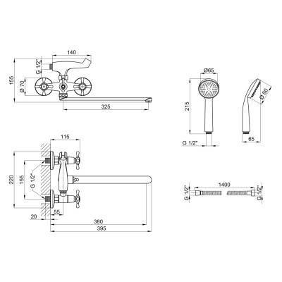 Будкрам купить Смеситель для ванны Lidz (CRM) Mayfair 16 143 Смеситель для ванны Lidz (CRM) Mayfair 16 143 4