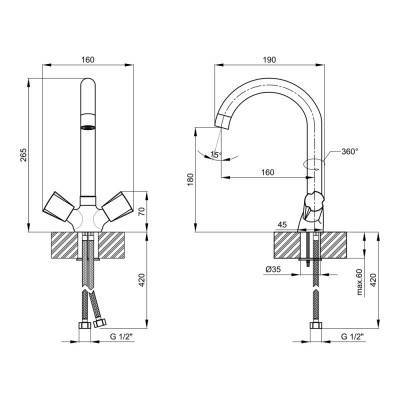 Будкрам купить Смеситель для кухни Lidz (CRM) Mix 17 272-8 Смеситель для кухни Lidz (CRM) Mix 17 272-8 4