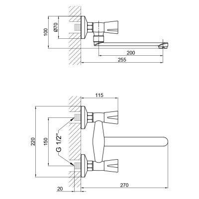 Будкрам купить Смеситель для кухни Lidz (CRM) Mix 17 361 Смеситель для кухни Lidz (CRM) Mix 17 361 4