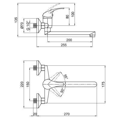 Будкрам купить Смеситель для кухни Lidz (CRM) Smart 39 009 Смеситель для кухни Lidz (CRM) Smart 39 009 4